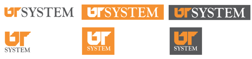 Examples of UT System shortcut logos