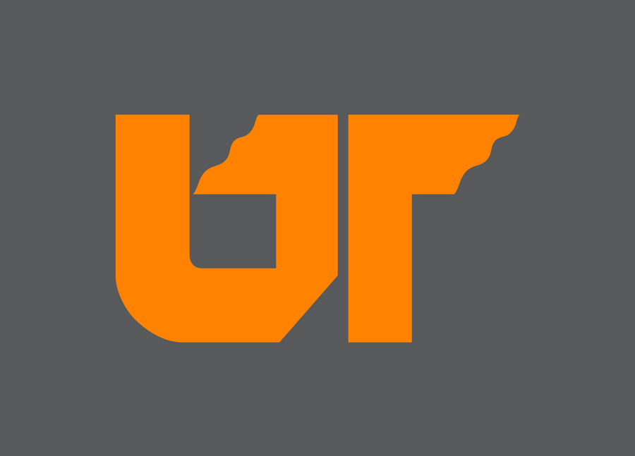 Orange UT icon on gray